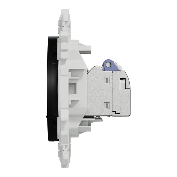 Schneider - Odace 2025 - LOT de 10 Prises double RJ45 - Cat6 STP grade 2TV min à grade 3TV - Noir onyx - Réf : S940486 x 10