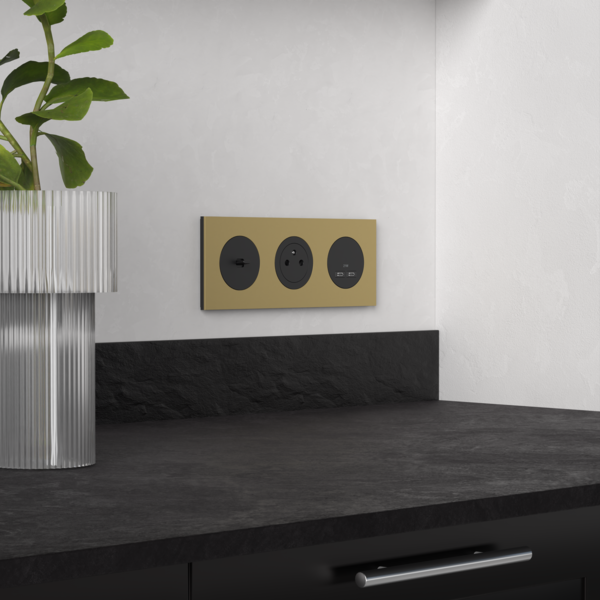 Schneider - Odace 2025 - LOT de 10 Va et Vient ou Poussoir à levier - Noir onyx - Réf : S940203 x 10