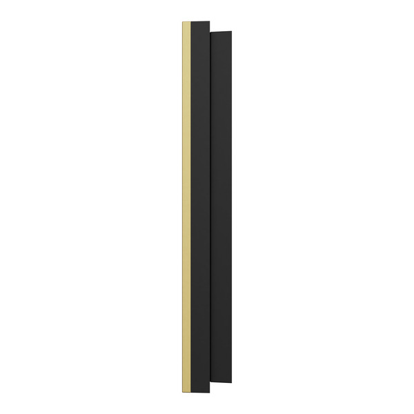 Schneider - Odace Métal 2025 - LOT de 10 Plaques de finition 1 poste - Effet laiton support noir - Réf : S916702 x 10
