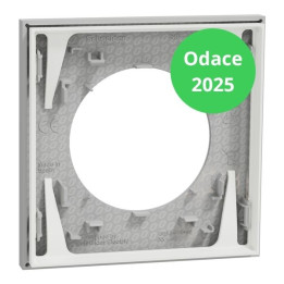 Schneider - Odace 2025 - LOT de 10 Plaques de finition 1 poste - Gris galet - Réf : S901702 x 10