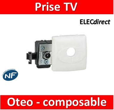 Legrand Oteo - Prise de courant 2P 16A - 230V - 086022 - ELECdirect Vente  Matériel Électrique