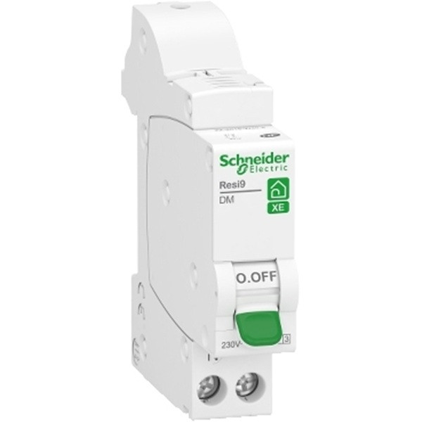 Schneider - Resi9 XE - Disjoncteur 25A - Courbe D - 1P+N - AUTO - EMBROCHABLE - Réf : R9EFD625