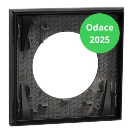 Schneider - Odace 2025 - LOT de 10 Plaques de finition 1 poste - Gris basalte - Réf : S904702 x 10