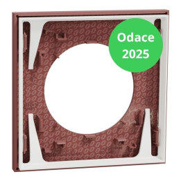 Schneider - Odace 2025 - LOT de 10 Plaques de finition 1 poste - Rose grenat - Réf : S905702 x 10