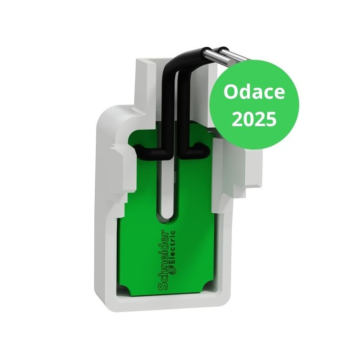 Schneider - Odace 2025 - LOT de 10 LED verte 0,15mA 250V à câbler - Lumineux/témoin - Faible luminosité - Réf : S989291 x 10