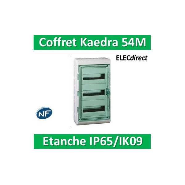 Schneider Kaedra - coffret Etanche - 448 x 610 mm - 54 modules -13967