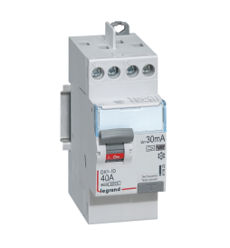 LEGRAND - Interrupteur différentiel - DX3 - 2P - 40A - 30mA - Type F - Départ Haut à vis - Réf : 411623