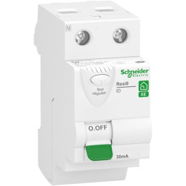 SCHNEIDER - Resi9 XE - Inter différentiel - 25A - Type AC - 30mA - 2P - Réf : R9ERC225