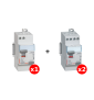 LEGRAND - LOT de 3 interrupteurs différentiels - DX3 - 2P - 2x40A+1x63A - 30mA - 2 x AC et 1 x A - Réf. : 411611x2 + 411651x1