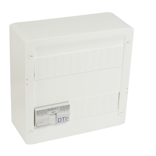 Legrand - Coffret VDI GRADE 2 avec brassage - 4 RJ45 / TV 2 sorties + Porte blanche - Réf. : 413248+401331