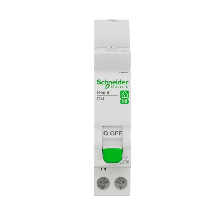 Schneider - Resi9 XE - Disjoncteur 32A - Courbe D - 1P+N - AUTO - EMBROCHABLE - Réf : R9EFD632