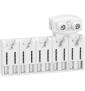Schneider - Resi9 XE - Répartiteur Horizontale - 5 modules - avec connecteur - Réf : R9EXHC05