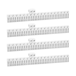 SCHNEIDER - Resi9 XE- Lot de 4 Répartiteurs 18m avec connecteur - Horizontal - Pour tableau 4x18 - Ref. : R9EXHC18x4
