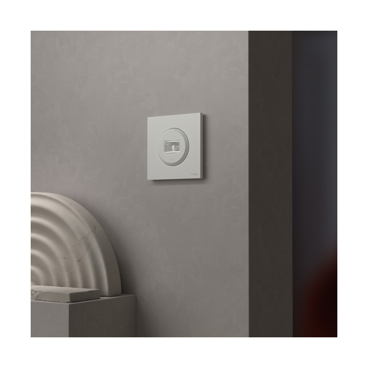 Schneider - Odace 2025 - LOT de 36 Détecteurs de présence et mouvement - 3 fils avec neutre - Blanc craie - Réf : S920526 x 36