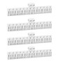 Schneider - Resi9 XE - LOT de 4 Répartiteurs 13 modules avec connecteur - Ref. : R9EXHC13x4