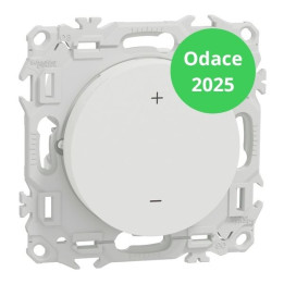 Schneider - Wiser Odace 2025 - Thermostat connecté filaire 2A Zigbee - Blanc craie - Réf : S920502