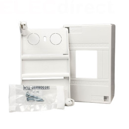 Schneider - Mini Coffret Opale - 4 Modules - Blanc - Ref : 13394