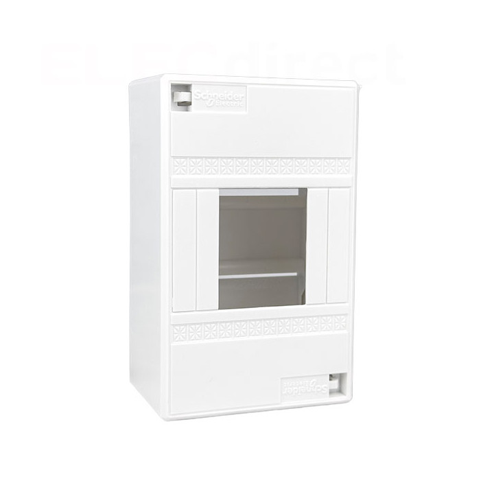 Schneider - Mini Coffret Opale - 4 Modules - Blanc - Ref : 13394