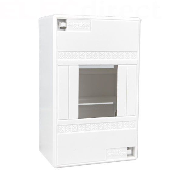 Schneider - Mini Coffret Opale - 4 Modules - Blanc - Ref : 13394