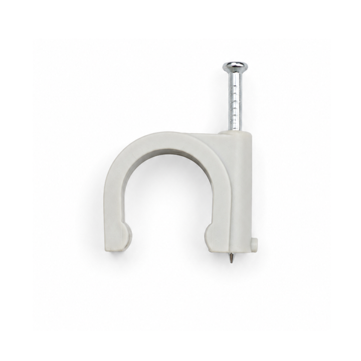 OBO bettermann - Bride à clou 20mm - gris - Boîte de 25 - Réf : 2228408