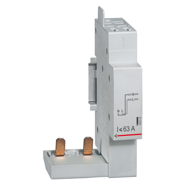 LEGRAND - Interrupteur différentiel - DX3 - 2P - 63A - 30mA - Type F - Départ Haut Auto - Réf : 411592+406300