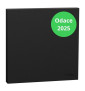 Schneider - Odace Intégral 2025 - Enjoliveur et plaque pour va et vient ou poussoir - Noir onyx - Réf : S949221