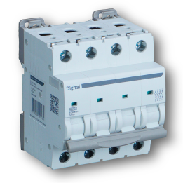 Digital Electric - Disjoncteur 4P - 4x40A - Courbe C - 6000A/10kA - Réf : 02056