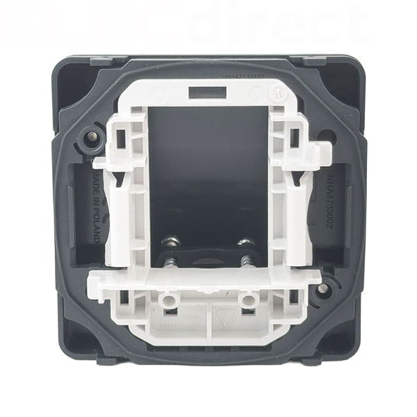 Schneider - Mureva - Sortie de Câble Complète Encastrée - Connexion AUTO - Gris - IP55 IK08 - Réf : LOT3066