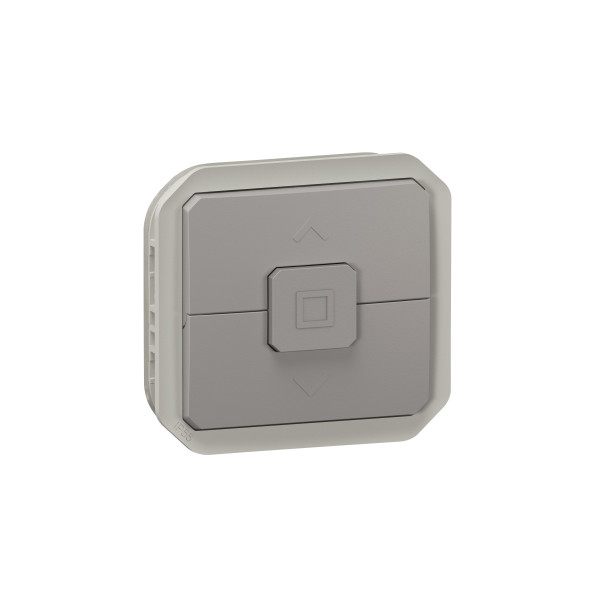 Legrand - Plexo L - Interrupteur pour volets roulants - 6A - 250V - composable - Gris - IP55/IK08 - Réf : 069538L