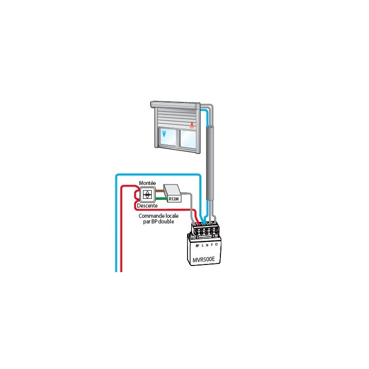 Yokis - Interface double bouton poussoir - Réf : R12M