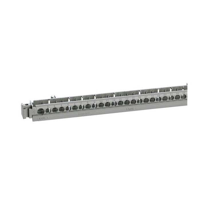 Legrand - Support de borniers et fixation - vide - 50 trous - pour coffret XL³ 125 - Réf. : 404821+401857