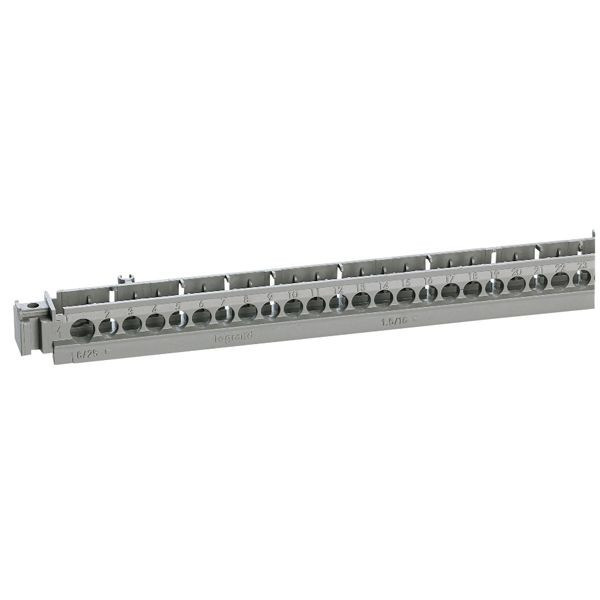 Legrand - Support de borniers et fixation - vide - 50 trous - pour coffret XL³ 125 - Réf. : 404821+401857