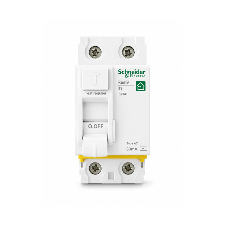 SCHNEIDER - Inter différentiel Resi9 XP 2P - 40A - 30ma - Type AC - Réf : R9PRC240