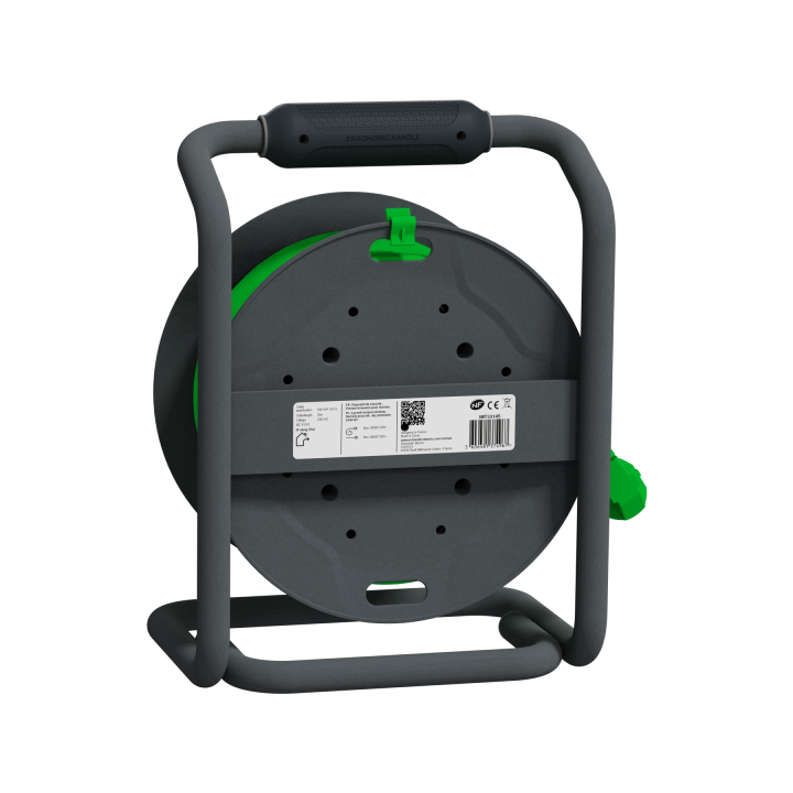 Schneider - Enrouleur/prolongateur de câble électrique Thorsman HO5VVF 3G1.5 - IP44 - 25m - Réf : IMT33145