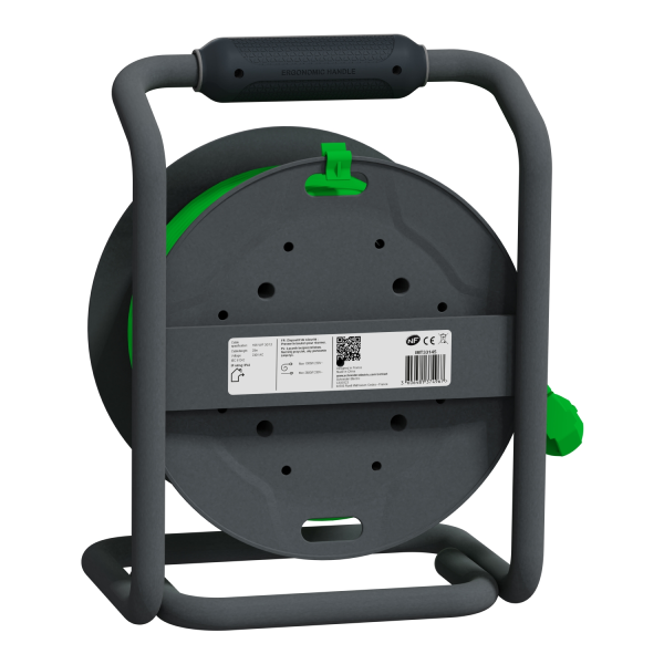 Schneider - Enrouleur/prolongateur de câble électrique Thorsman HO5VVF 3G1.5 - IP44 - 25m - Réf : IMT33145