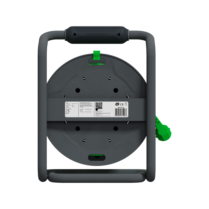Schneider - Enrouleur/prolongateur de câble électrique Thorsman HO5VVF 3G1.5 - IP44 - 25m - Réf : IMT33145