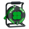 Schneider - Enrouleur/prolongateur de câble électrique Thorsman HO5VVF 3G1.5 - IP44 - 25m - Réf : IMT33145