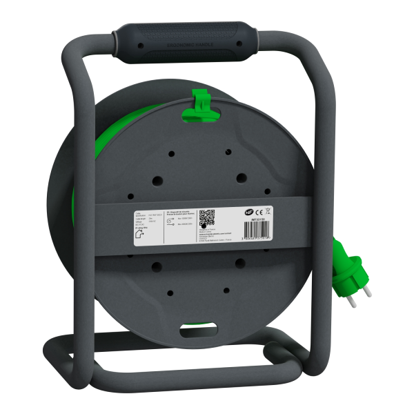 Schneider - Enrouleur/prolongateur de câble électrique Thorsman HO7RNF 3G2.5 - IP44 - 25m - Réf : IMT33150