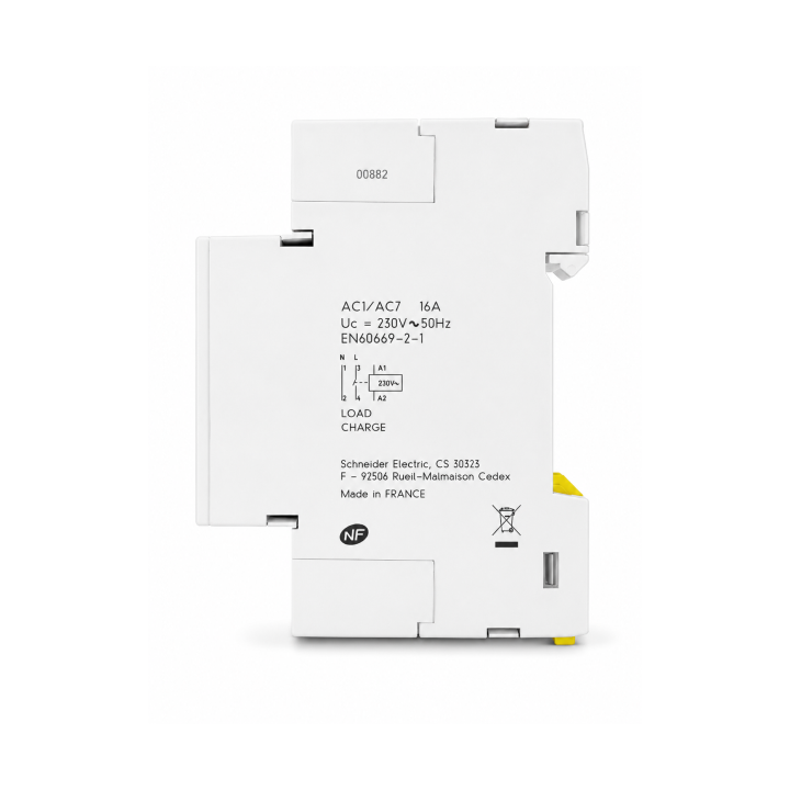 Schneider - Télérupteur RESI9 XP - monophasé 16A - 250V - Silencieux - Réf : R9PCL2S