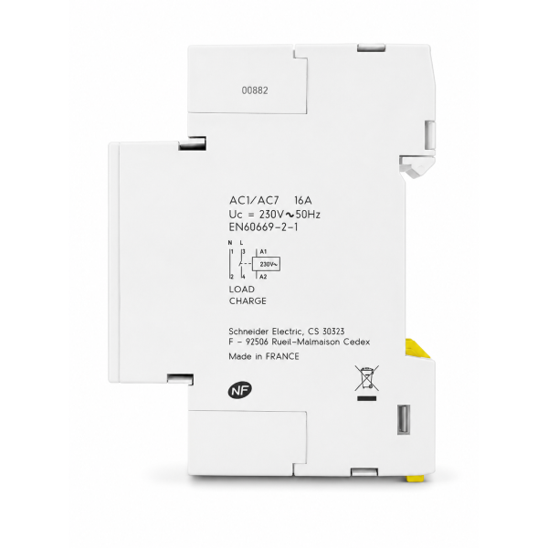 Schneider - Télérupteur RESI9 XP - monophasé 16A - 250V - Silencieux - Réf : R9PCL2S