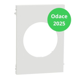 Schneider - Odace Architecte 2025 - Plaque de finition centrale - Blanc craie - Réf : S920801