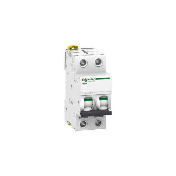 Schneider - Acti9 - iC60N - Disjoncteur - 2P - 40A - 6kA - courbe D - Réf : A9F75240
