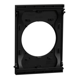 Schneider - Odace Architecte 2025 - Plaque de finition centrale - Noir onyx - Réf : S940801