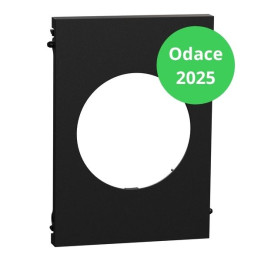 Schneider - Odace Architecte 2025 - Plaque de finition centrale - Noir onyx - Réf : S940801