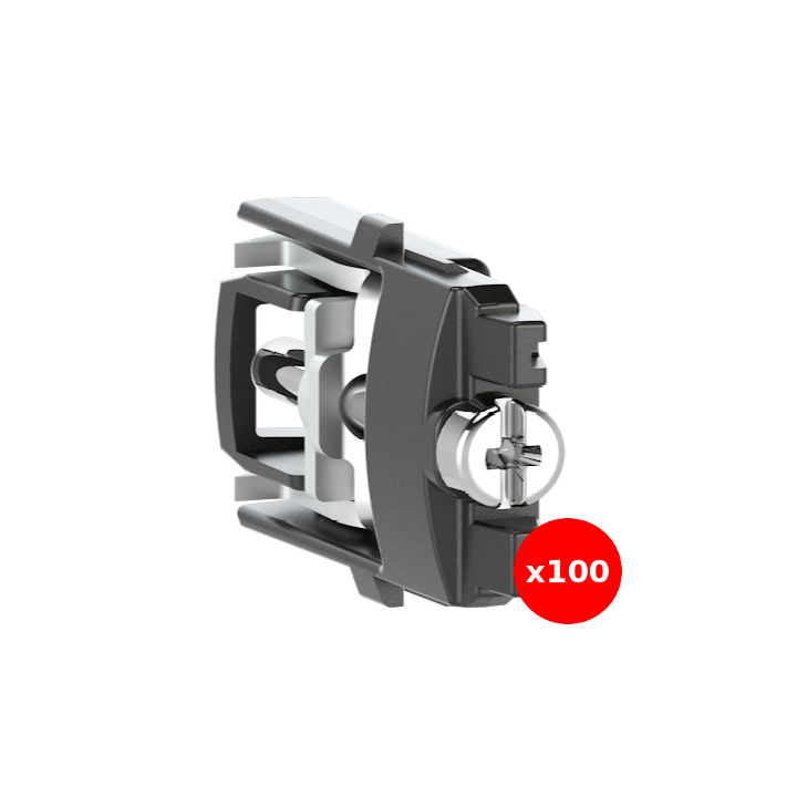 Legrand - Dooxie - LOT de 100 Griffes Rapido profondeur 40mm pour rénovation - Ref. : 600049x100
