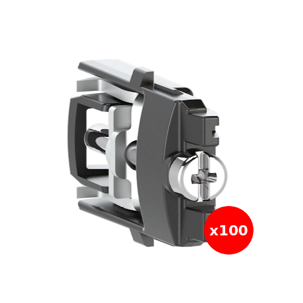 Legrand - Dooxie - LOT de 100 Griffes Rapido profondeur 40mm pour rénovation - Ref. : 600049x100