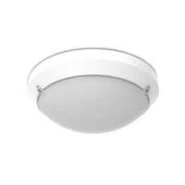Miidex - Plafonnier LED LED Hublot Blanc + Détecteur HF en option - 15W - 4500K - Réf : 101091