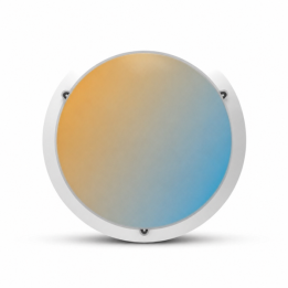 Miidex - Plafonnier LED LED Hublot Blanc + Détecteur HF en option - 15W - 4500K - Réf : 101091