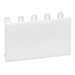 Legrand - Obturateur 5 modules - Blanc RAL 9003 - Réf : 001660