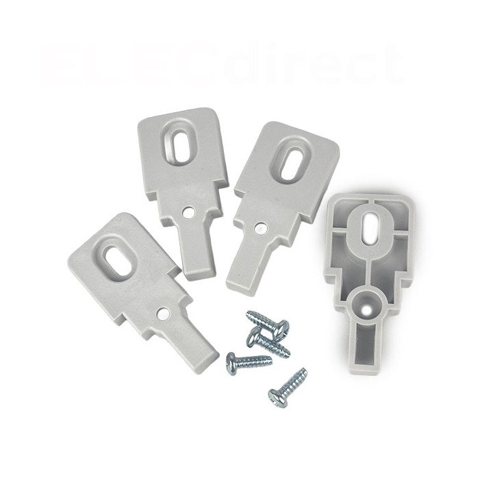 Legrand - 4x Pattes de fixation - pour coffrets xl³ 125 - Réf : 401856